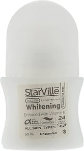 Starville Whitening Roll On Fragrance Free 60ml offer